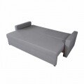 Canapea Extensibila Firenze Lux Grey 218x85x85cm + lada de depozitare, gri