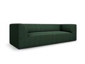 Canapea 3 locuri, Ruby, Micadoni Home, BL, 232x93x69 cm, poliester, verde