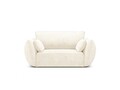 Fotoliu, Kaelle, Micadoni Home, BL, 128x100x85 cm, poliester chenille, bej deschis