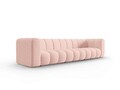 Canapea 5 locuri, Lupine, Micadoni Home, BL, 318x87x70 cm, poliester chenille, roz