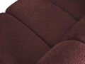 Canapea semirotunda 3 locuri, Lupine, Micadoni Home, BL, 322x135x70 cm, poliester chenille, bordo