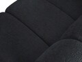 Canapea semirotunda 3 locuri, Lupine, Micadoni Home, BL, 322x135x70 cm, poliester chenille, negru