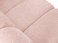 Canapea semirotunda 3 locuri, Lupine, Micadoni Home, BL, 322x135x70 cm, poliester chenille, roz
