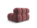 Modul canapea 1 loc fara cotiere, Bellis, Micadoni Home, BL, 94x94x70 cm, catifea, roz