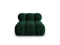 Modul canapea 1 loc fara cotiere, Bellis, Micadoni Home, BL, 94x94x70 cm, catifea, verde bottle