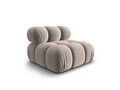 Modul canapea 1 loc fara cotiere, Bellis, Micadoni Home, BL, 94x94x70 cm, catifea, bej