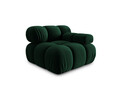 Modul canapea dreapta 1 loc, Bellis, Micadoni Home, BL, 94x94x70 cm, catifea, verde bottle