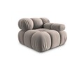 Modul canapea dreapta 1 loc, Bellis, Micadoni Home, BL, 94x94x63 cm, catifea, bej