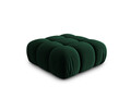 Taburet, Bellis, Micadoni Home, BL, 94x94x43 cm, catifea, verde bottle