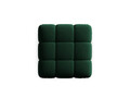 Taburet, Bellis, Micadoni Home, BL, 94x94x43 cm, catifea, verde bottle
