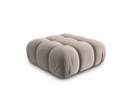 Taburet, Bellis, Micadoni Home, BL, 94x94x43 cm, catifea, bej