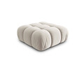 Taburet, Bellis, Micadoni Home, BL, 94x94x43 cm, catifea, bej deschis