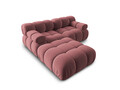 Canapea modulara 3 locuri, Bellis, Micadoni Home, BL, 188x188x70 cm, catifea, roz