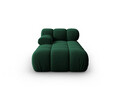 Sezlong living stanga 1 loc, Bellis, Micadoni Home, BL, 155x94x70 cm, catifea, verde bottle