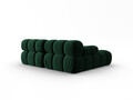 Coltar modular stanga 3 locuri, Bellis, Micadoni Home, BL, 188x155x70 cm, catifea, verde bottle