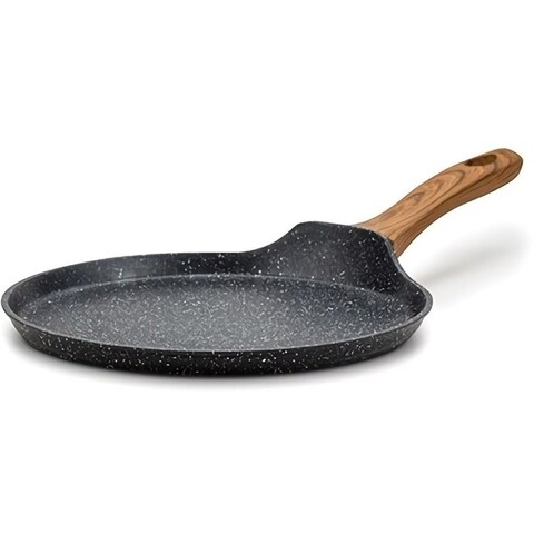 Tigaie pentru clatite cu invelis stone antiaderent Nature, NAVA, Ø24 cm, aluminiu