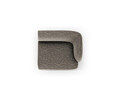 Modul canapea dreapta 1 loc, Miley, Micadoni Home, BL, 92x85x74 cm, poliester chenille, gri