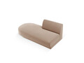 Modul canapea stanga 2 locuri, Miley, Micadoni Home, BL, 158x85x74 cm, catifea, cappuccino