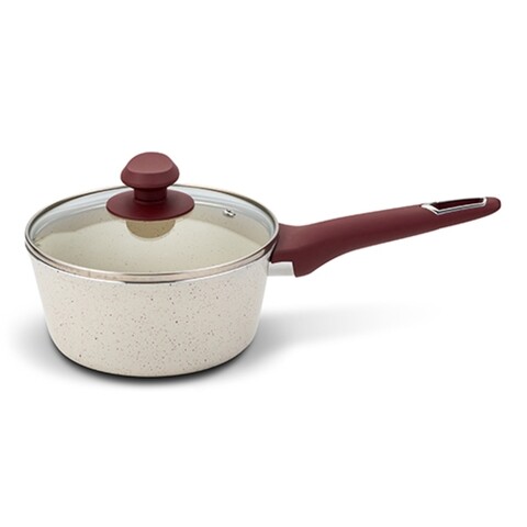 Cratita pentru lapte cu invelis ceramic antiaderent Terrestrial, NAVA, Ø18 cm, aluminiu