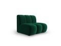 Modul canapea 1 loc fara cotiere, Lupine, Micadoni Home, BL, 90x87x70 cm, catifea, verde bottle