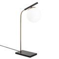 Lampa de masa, Opviq, Yildiz - 4021, 26x55 cm, E27, 100 W, negru antic