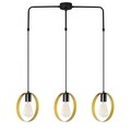 Candelabru Opviq, Halka - 6241, 20x84x130 cm, 3 x E27, 100 W, negru/auriu