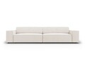 Canapea 4 locuri, Jodie, Micadoni Home, BL, 244x102x70 cm, poliester, bej deschis