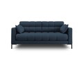 Canapea 2 locuri, Mamaia, Micadoni Home, BL, 152x92x75 cm, tesatura tip twill, albastru