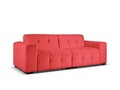 Canapea 4 locuri, Kendal, Micadoni Home, BL, 255x103x79 cm, catifea, rosu