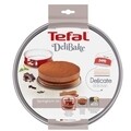 Tava de copt Tefal Delibake Springform, 23 cm Ø, margine detasabila, otel carbon