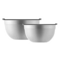 Set 2 boluri Minestrone, Ambition, 18-20 cm, inox, negru/argintiu