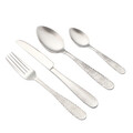 Set tacamuri 24 piese Pori, Ambition, inox, argintiu