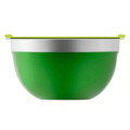 Set 2 boluri Minestrone, Ambition, 18-20 cm, inox, verde/argintiu