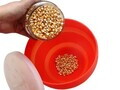 Aparat popcorn pentru cuptorul cu microunde Beper, 2.5 L, silicon, rosu/alb