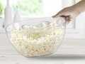 Aparat pentru popcorn Beper, 1200 W, 28.5x28.5x27 cm, ABS, rosu/transparent