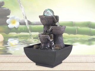 13x13x18 cm, Negru;Maro