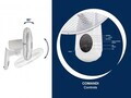 Ventilator de perete cu telecomanda Beper, 40 W, alb