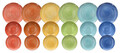 Serviciu de masa 18 piese Madison Kaleido, Tognana Porcellane, portelan, multicolor