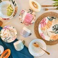 Serviciu de masa 18 piese Madison Tropical, Tognana Porcellane, portelan, multicolor