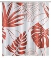 Perdea de dus Brasil Coral, Wenko, 180x200 cm,  100% poliester, multicolor