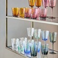 Set 6 pahare Alice, Andrea Fontebasso, 370 ml, sticla, multicolor