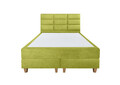 Pat matrimonial, Stockholm, Harmony E, 160x200 cm, saltea tip Pocket, topper memory, Verde