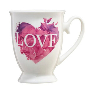 Multicolor, Cana inima roz 300 ml