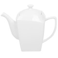 Set cafea 17 piese Monaco, Ambition, 6 persoane, 220 ml, portelan, alb