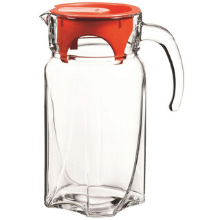 Transparent;Rosu, Carafa 16x14.4x23.5 cm
