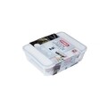 Set 2 caserole rectangulare cu capac, Pyrex Cook & Freez, 1.5 L/2.6 L, sticla temperata