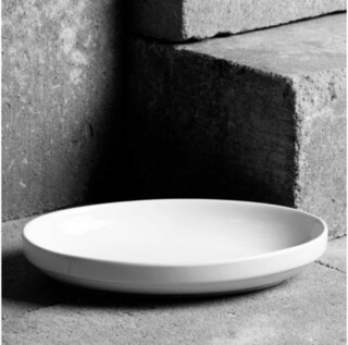 Alb, Platou oval 19.5x13.5x3.2 cm