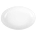 Platou oval Salsa, Ambition, 26.5x17.6x4 cm, portelan, alb