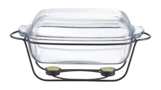 Negru;Transparent, Chafing dish 5.3 L
