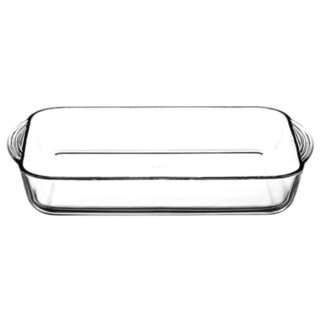 40x24.8x6 cm, Transparent, Vas termorezistent